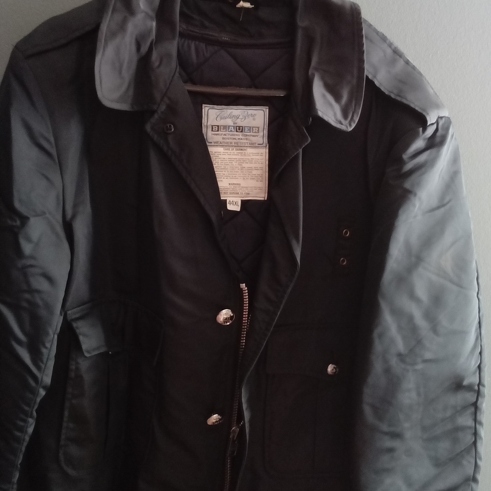 Blauer Weather Resistant Field Jacket 44XL Black Lined